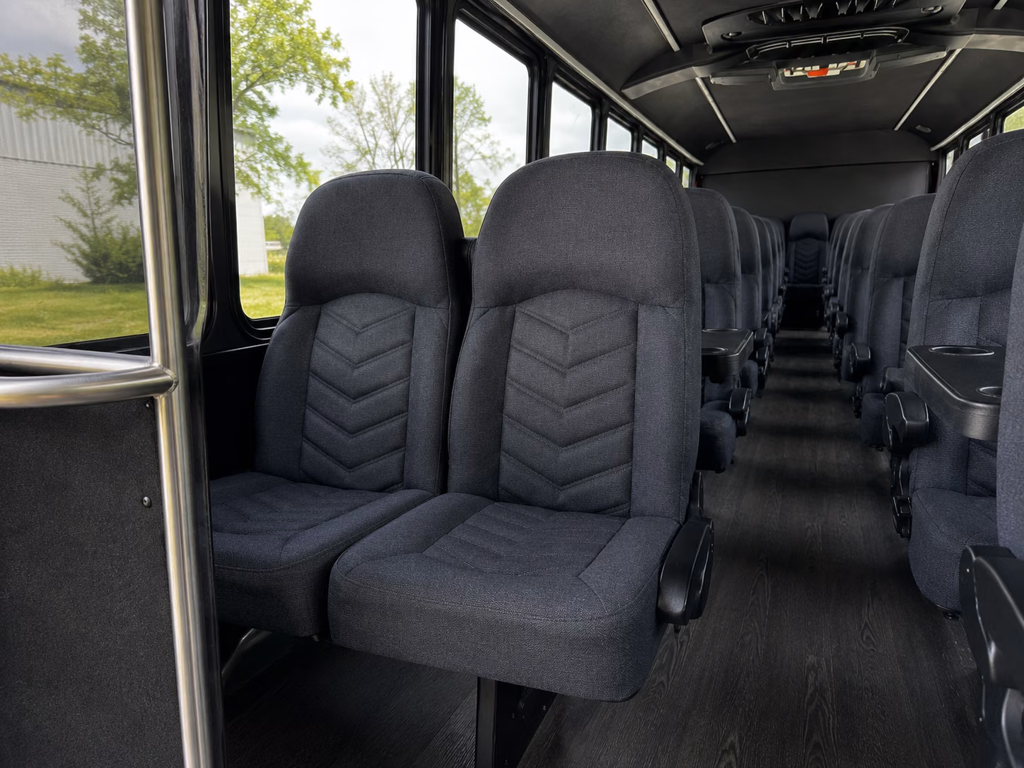 shreveport 20 passenger minibus inside
