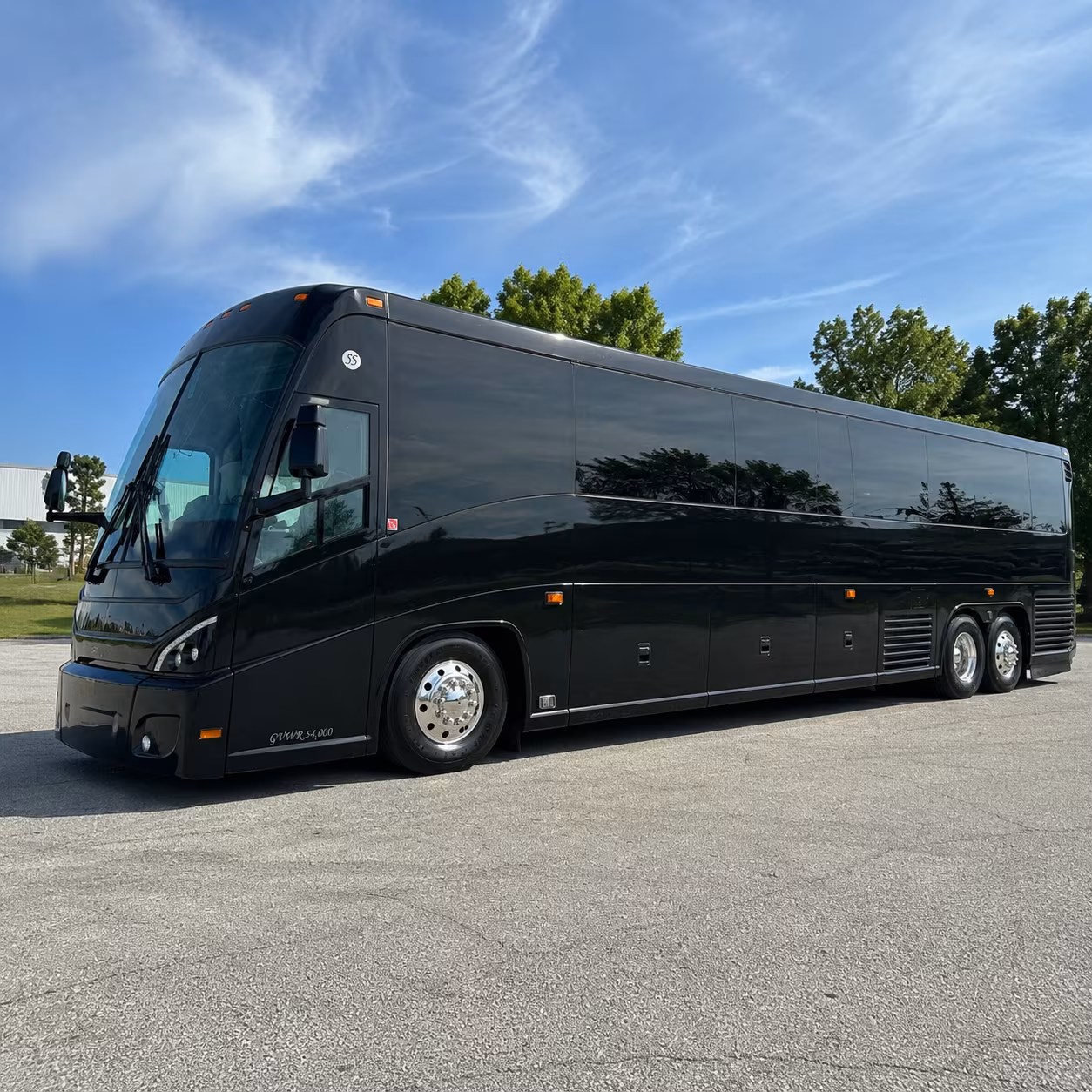 shreveport 47 passenger charter bus