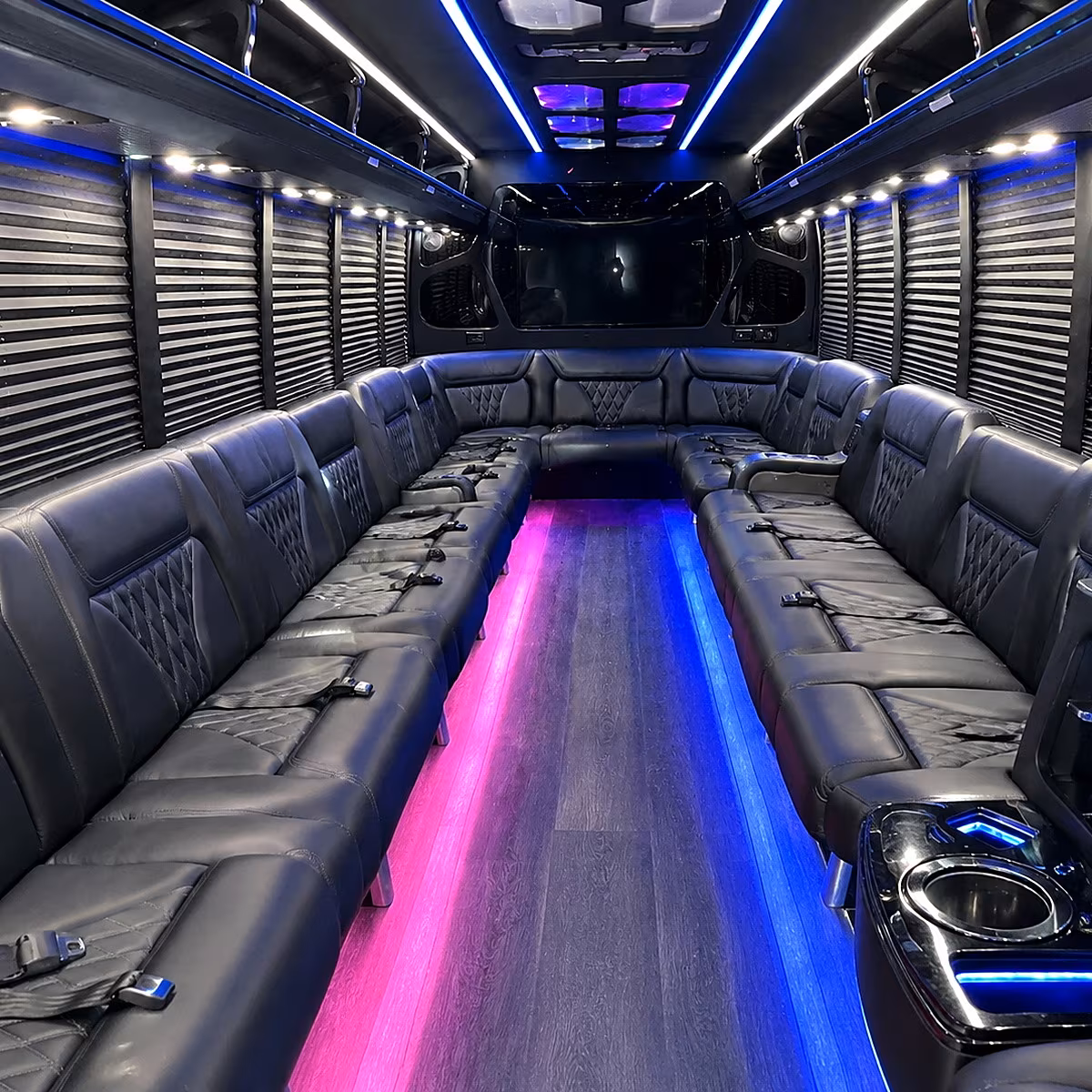 shreveport party bus interior