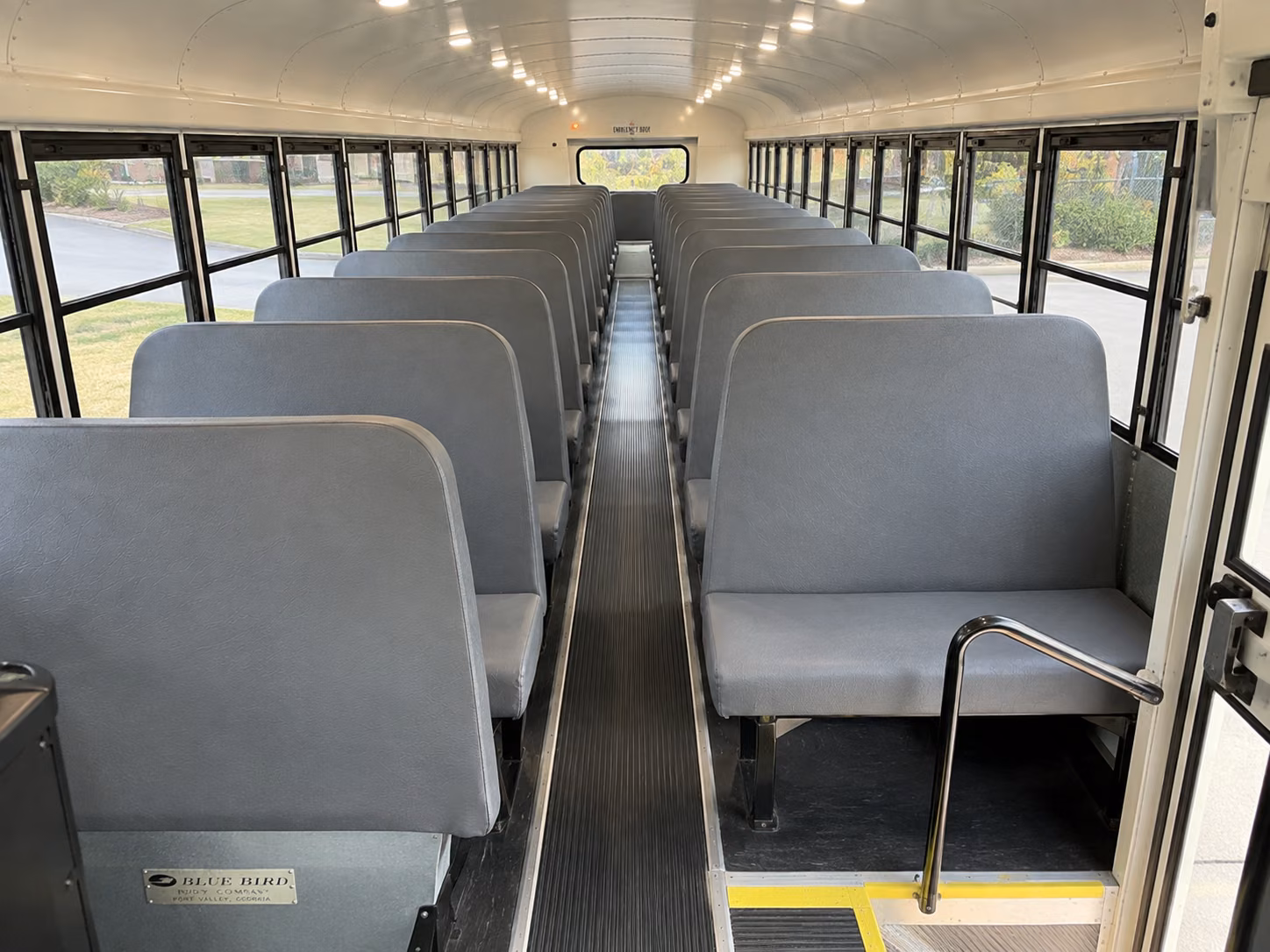 shreveport school bus inside